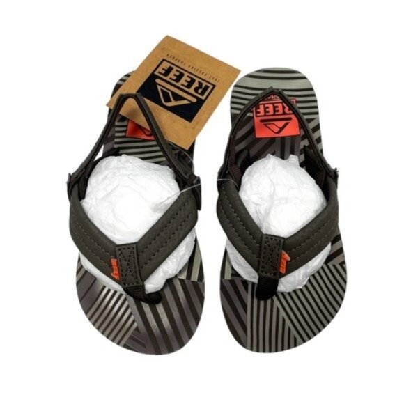 REEF Kids Ahi Flip Flop Sandals in Brown - Size 9/10 - NWT - Picture 9 of 9